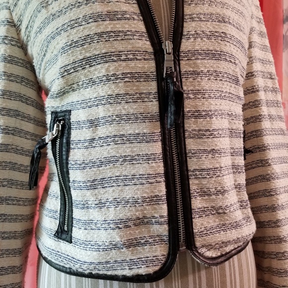 🌻🌺🌻AMERICAN EAGLE KNIT ZIP UP BLAZER JACKET!! - Picture 4 of 7